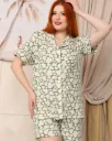 Classic Cotton Heart Short Set