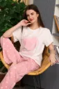 Cloud Comfort Heart Cotton Pajamas