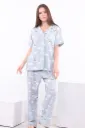 بيجامة كلاسيك قطن سنوبي