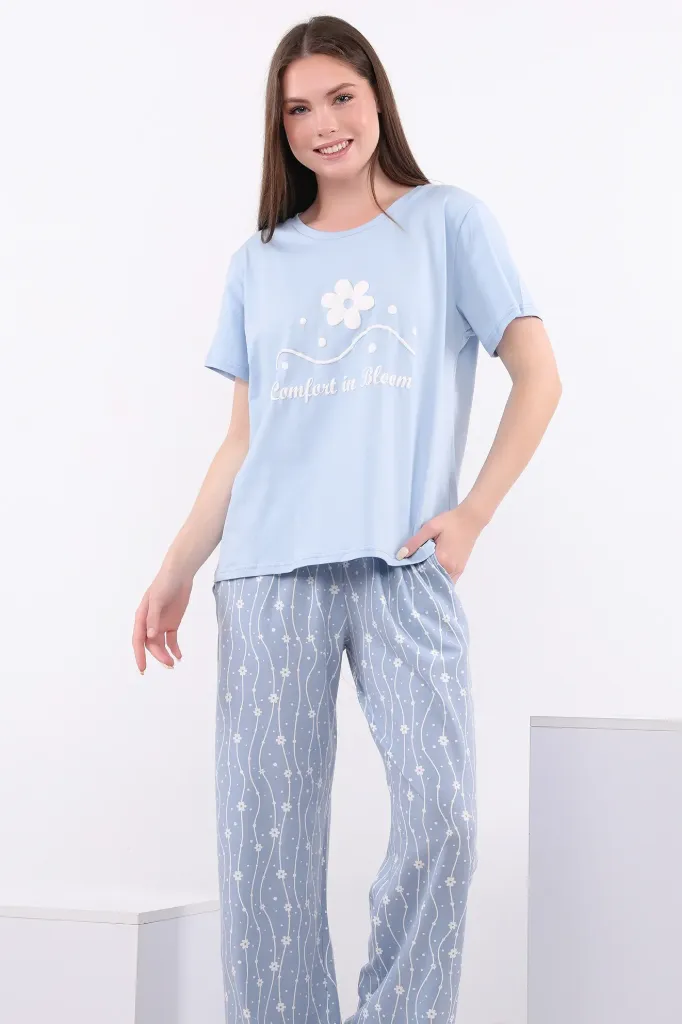 بيجامة قطن comfort in bloom
