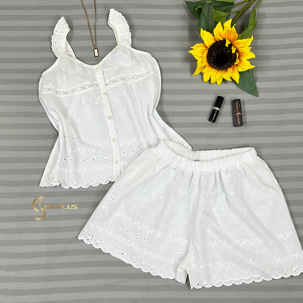 E4474 Embroidered Pajama