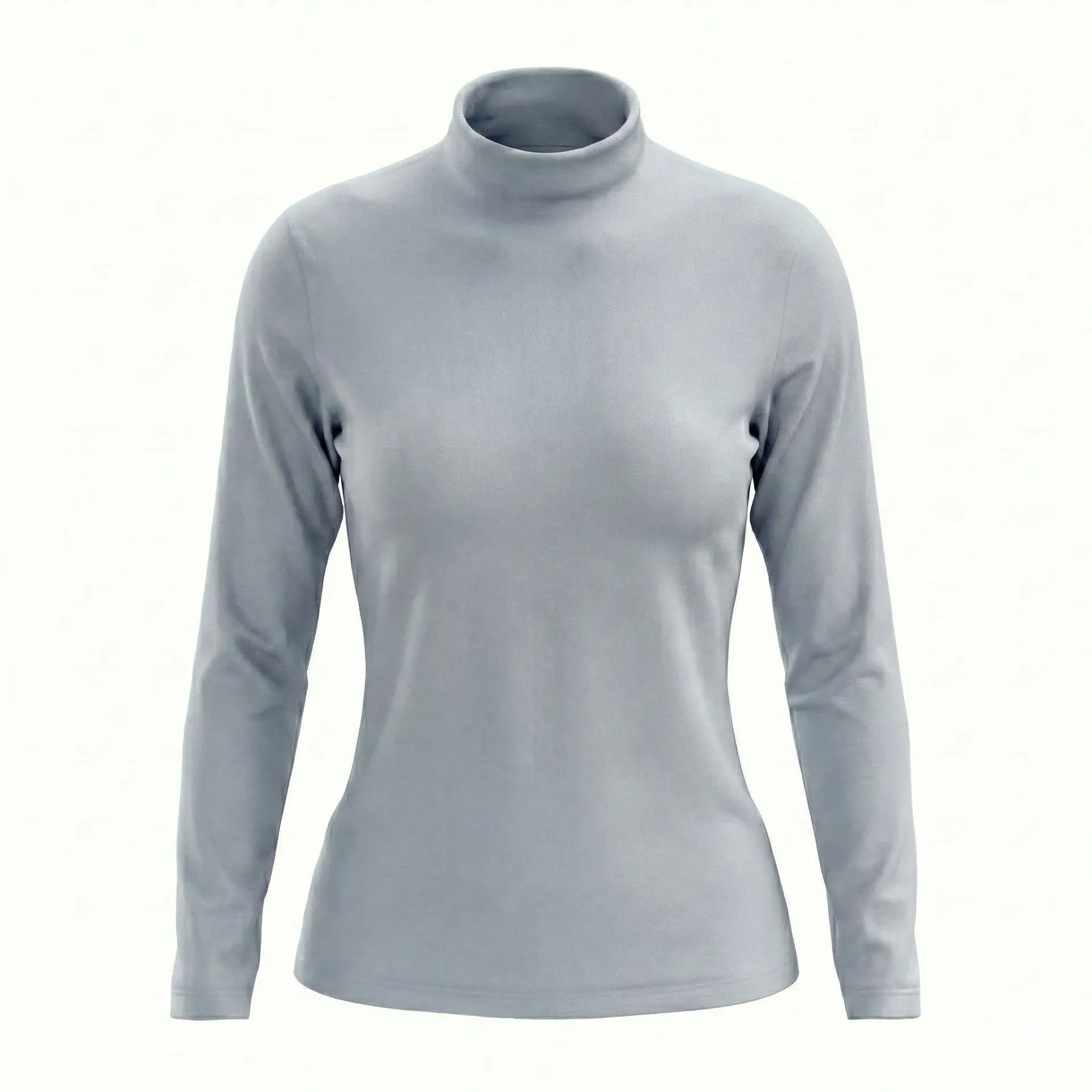 High Neck Long Sleeve Top