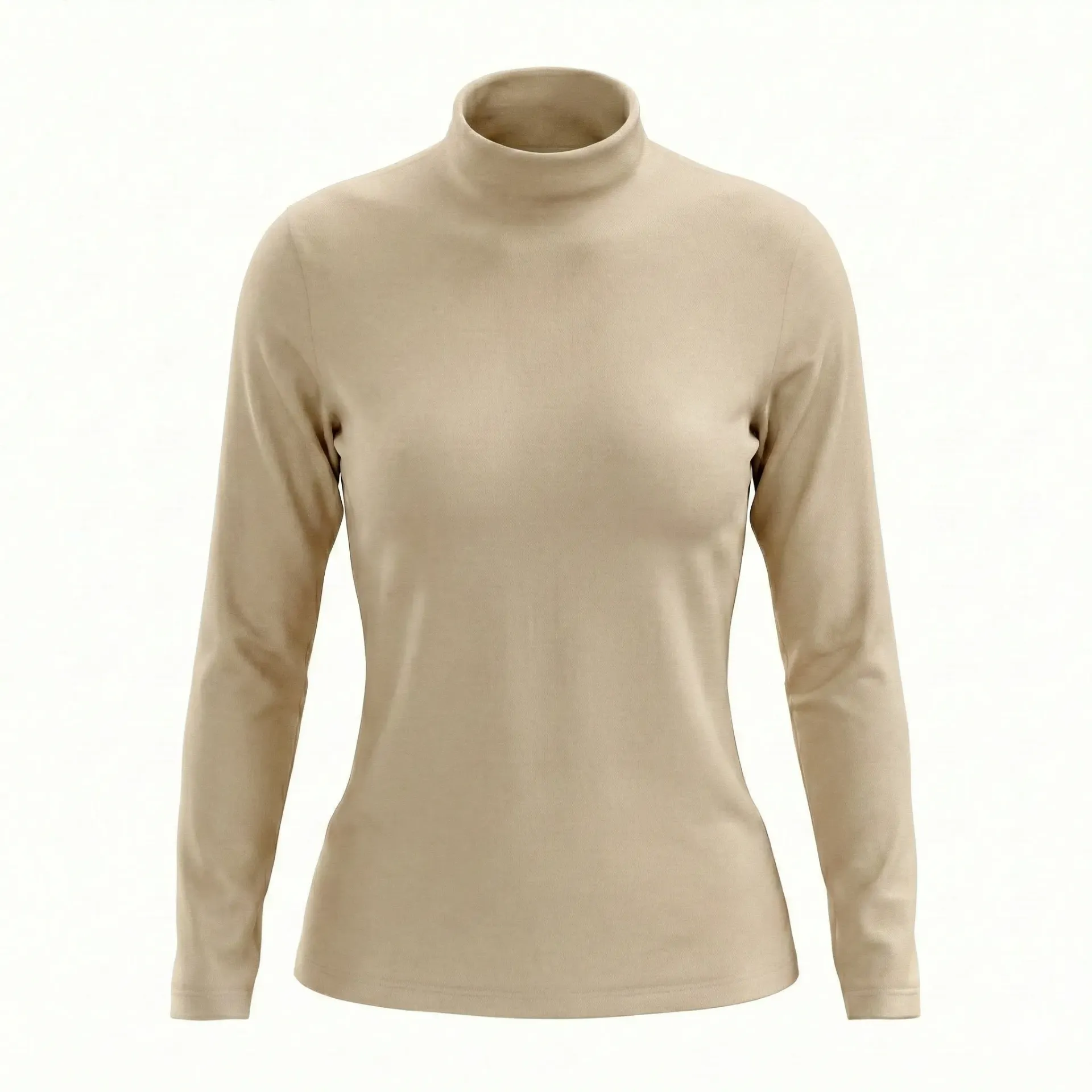 High Neck Long Sleeve Top