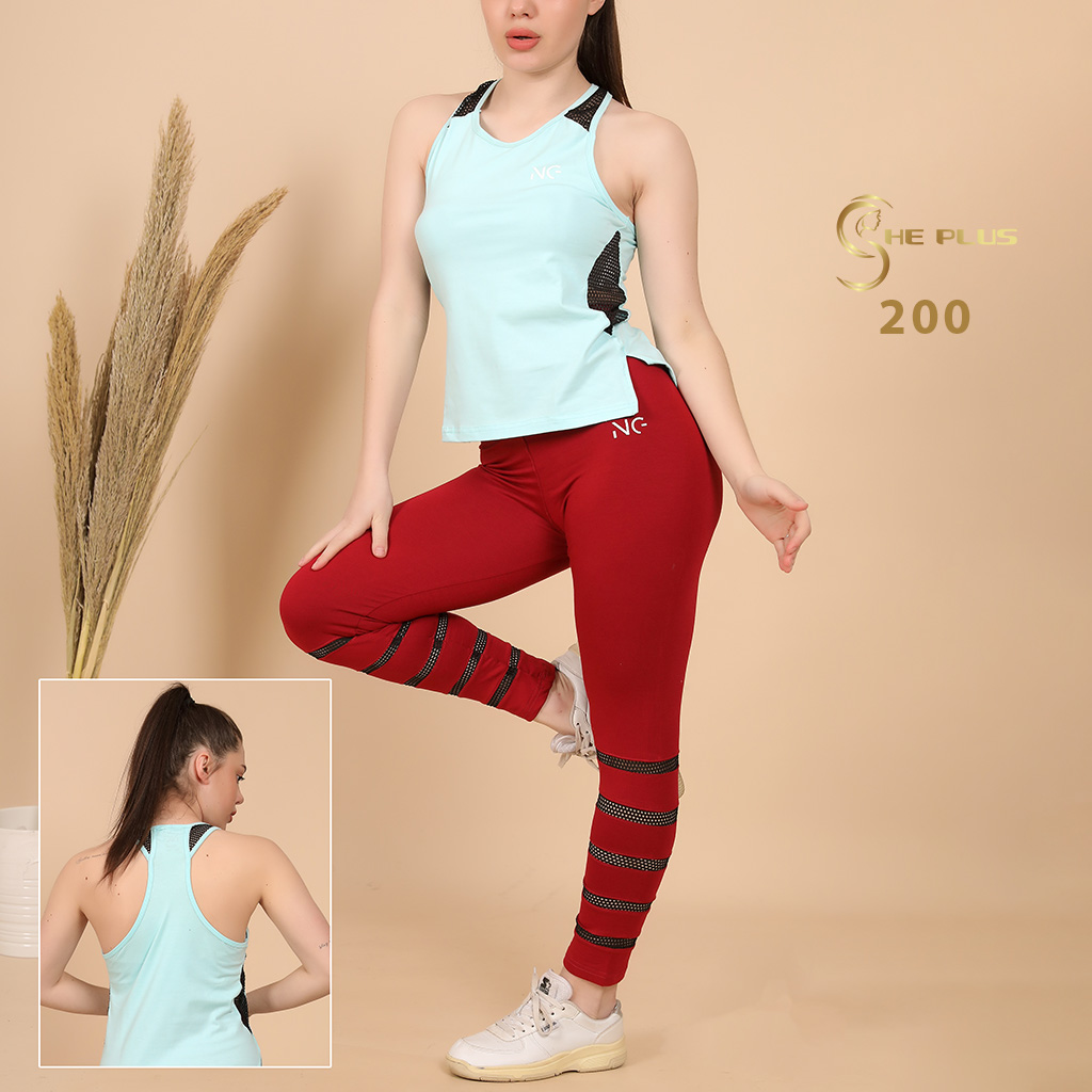 NG200 Cotton Sportwear Set (اكوا, M)