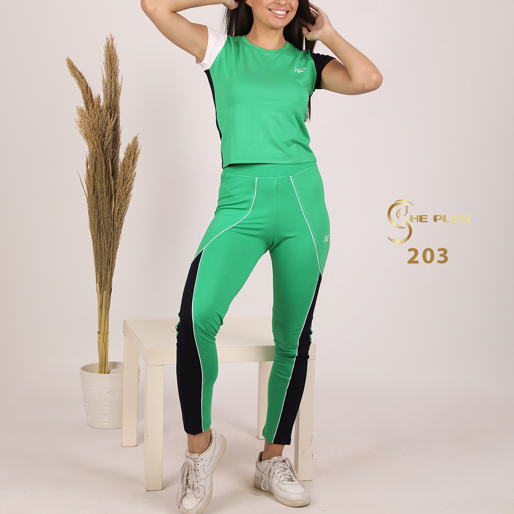NG203 طقم رياضي قطن ليكرا