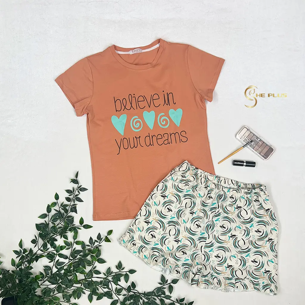 E4510 Cotton Pajama Believe in your dreams