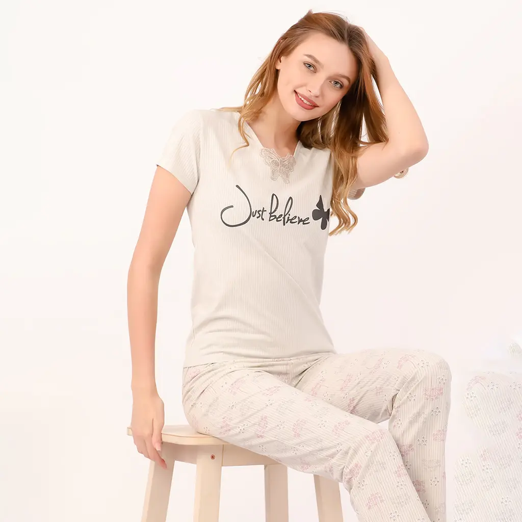 E4461 Cotton Pajama Just Believe