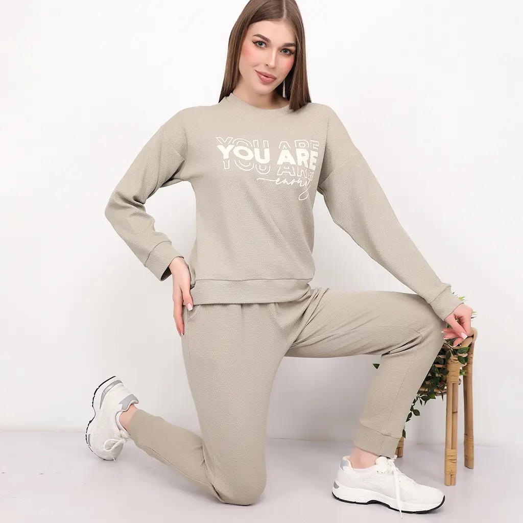  E4516 Jacquard Pajama You Are Enough