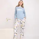 E4520 بيجامة بنطلون قطن Chic