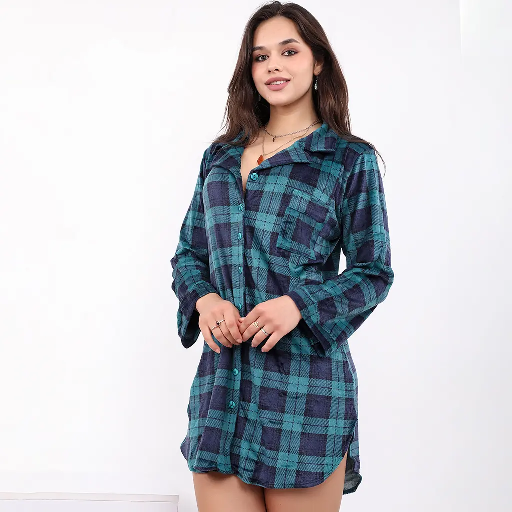 E0451 Velvet Night Shirt