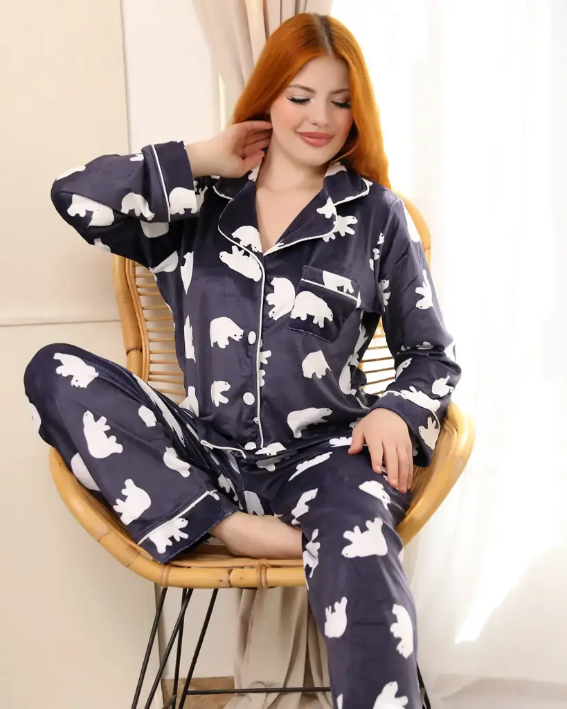 E4553 Classic Pajamas - Polar Bear Print