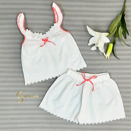E4475 Embroidered Pajama