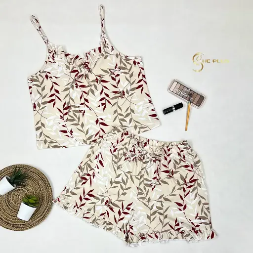 E4504 Cotton Pajama Branches