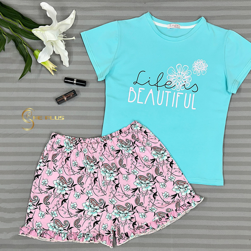 E4509 Cotton Pajama Life is beautiful