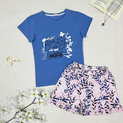 E4508 Cotton Pajama Beauty is inside